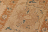 handmade Traditional Kafkaz Chobi Ziegler Tan Rust Hand Knotted RECTANGLE 100% WOOL area rug 13 x 18