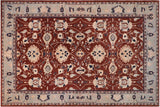 handmade Traditional Kafkaz Chobi Ziegler Brown Lt. Blue Hand Knotted RECTANGLE 100% WOOL area rug 12 x 18