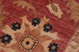 handmade Traditional Kafkaz Chobi Ziegler Rust Olive Green Hand Knotted RECTANGLE 100% WOOL area rug 12 x 18