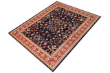handmade Traditional Kafkaz Chobi Ziegler Blue Red Hand Knotted RECTANGLE 100% WOOL area rug 12 x 16