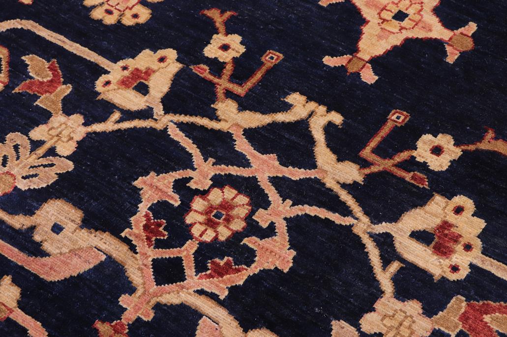 handmade Traditional Kafkaz Chobi Ziegler Blue Red Hand Knotted RECTANGLE 100% WOOL area rug 12 x 16
