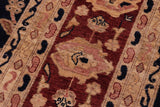 handmade Traditional Kafkaz Chobi Ziegler Blue Red Hand Knotted RECTANGLE 100% WOOL area rug 12 x 16