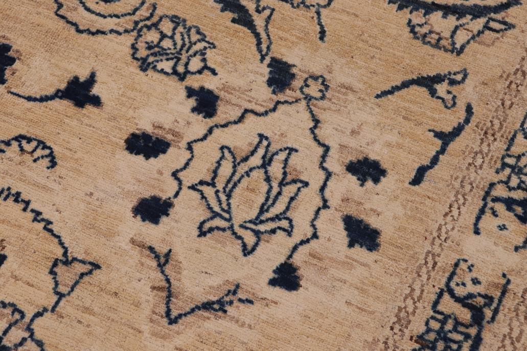 handmade Traditional Kafkaz Chobi Ziegler Lt. Brown Tan Hand Knotted RECTANGLE 100% WOOL area rug 12 x 18