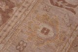 handmade Traditional Kafkaz Chobi Ziegler Brown Tan Hand Knotted RECTANGLE 100% WOOL area rug 12 x 18
