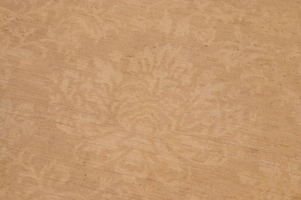 handmade Transitional Kafkaz Chobi Ziegler Brown Tan Hand Knotted RECTANGLE 100% WOOL area rug 10 x 14