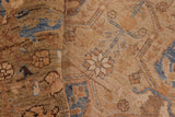 handmade Transitional Kafkaz Chobi Ziegler Tan Green Hand Knotted RECTANGLE 100% WOOL area rug 7 x 10