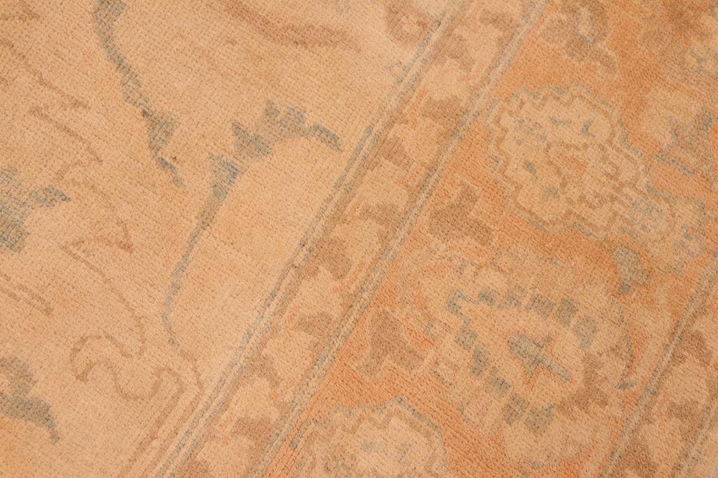 handmade Traditional Kafkaz Chobi Ziegler Tan Gold Hand Knotted RECTANGLE 100% WOOL area rug 6 x 9