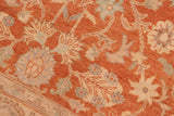 handmade Traditional Kafkaz Chobi Ziegler Rust Beige Hand Knotted RECTANGLE 100% WOOL area rug 6 x 9