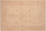 Boho Chic Ziegler Kylee Beige Brown Hand-Knotted Wool Rug - 6'0'' x 8'10''