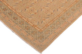 handmade Transitional Kafkaz Chobi Ziegler Tan Green Hand Knotted RECTANGLE 100% WOOL area rug 9 x 10