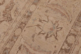 handmade Traditional Kafkaz Chobi Ziegler Beige Tan Hand Knotted RECTANGLE 100% WOOL area rug 9 x 12