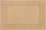 Shabby Chic Ziegler Ouida Beige Brown Hand-Knotted Wool Rug - 8'11'' x 12'3''