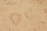 handmade Traditional Kafkaz Chobi Ziegler Beige Brown Hand Knotted RECTANGLE 100% WOOL area rug 9 x 12