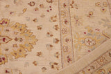 handmade Traditional Kafkaz Chobi Ziegler Beige Lt. Gold Hand Knotted RECTANGLE 100% WOOL area rug 9 x 12