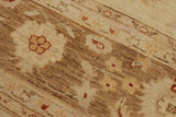 handmade Traditional Kafkaz Chobi Ziegler Beige Lt. Brown Hand Knotted RECTANGLE 100% WOOL area rug 9 x 12