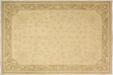 handmade Transitional Kafkaz Chobi Ziegler Beige Green Hand Knotted RECTANGLE 100% WOOL area rug 9 x 12