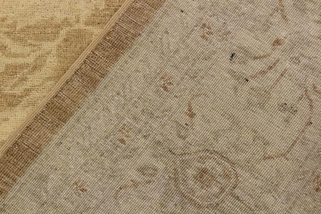 handmade Traditional Kafkaz Chobi Ziegler Brown Beige Hand Knotted RECTANGLE 100% WOOL area rug 9 x 12
