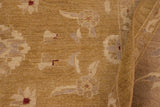 handmade Traditional Kafkaz Chobi Ziegler Lt. Green Tan Hand Knotted RECTANGLE 100% WOOL area rug 9 x 12