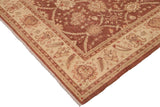 handmade Traditional Kafkaz Chobi Ziegler Red Beige Hand Knotted RECTANGLE 100% WOOL area rug 9 x 12