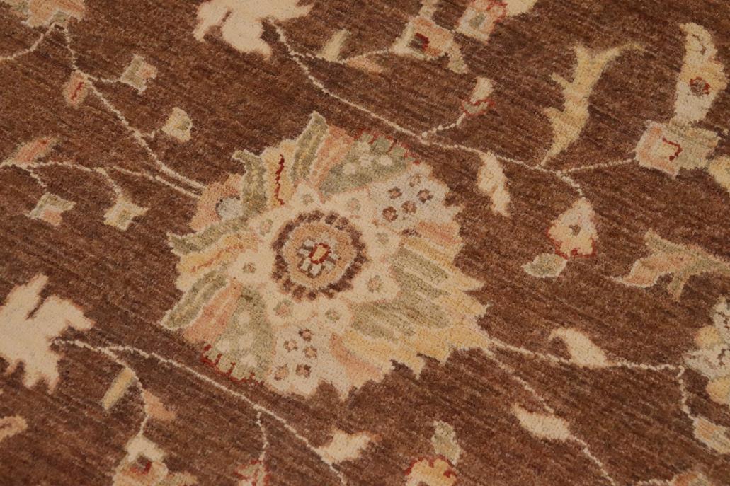 handmade Traditional Kafkaz Chobi Ziegler Lt. Brown Beige Hand Knotted RECTANGLE 100% WOOL area rug 9 x 12
