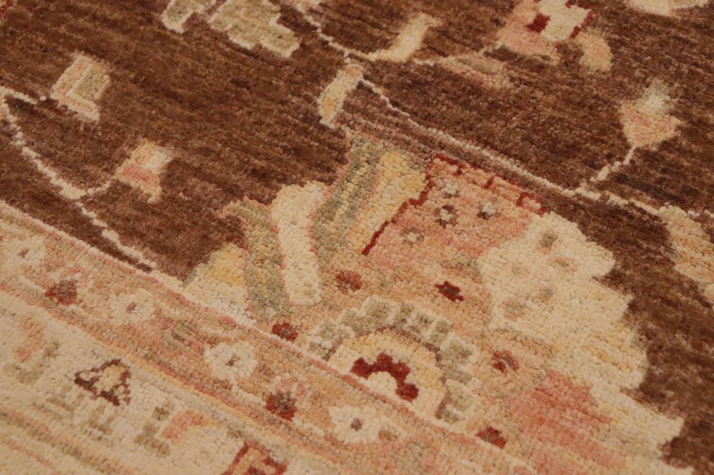 handmade Traditional Kafkaz Chobi Ziegler Lt. Brown Beige Hand Knotted RECTANGLE 100% WOOL area rug 9 x 12