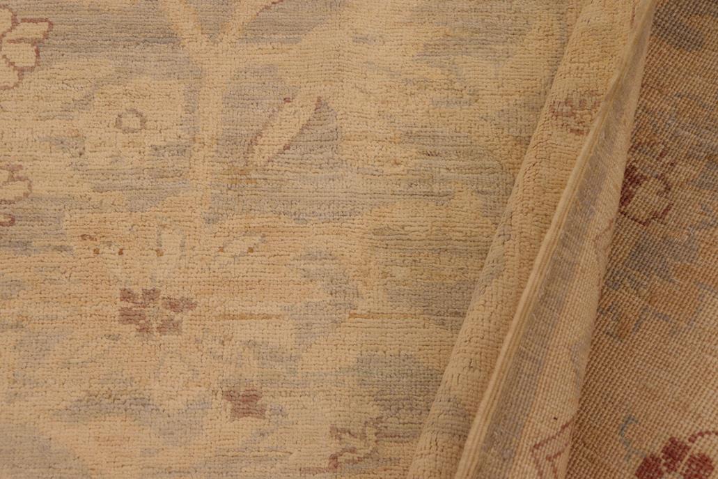handmade Traditional Kafkaz Chobi Ziegler Lt. Green Beige Hand Knotted RECTANGLE 100% WOOL area rug 9 x 12