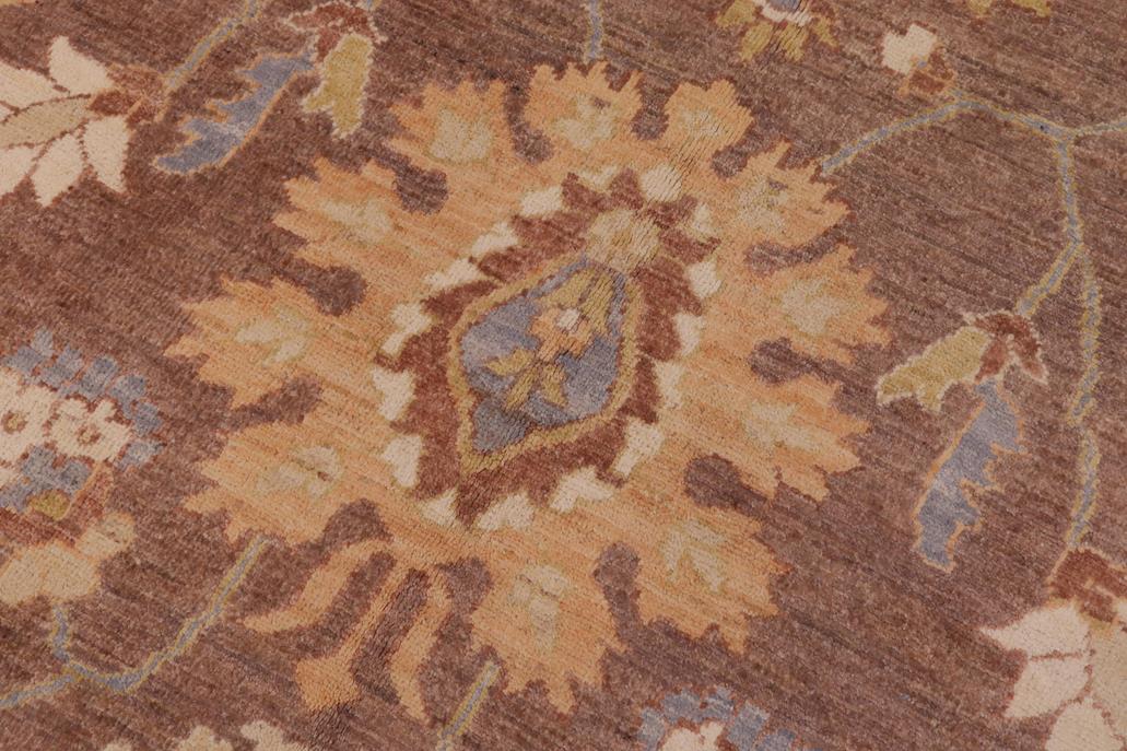 handmade Traditional Kafkaz Chobi Ziegler Lt. Brown Beige Hand Knotted RECTANGLE 100% WOOL area rug 9 x 13