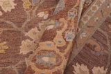 handmade Traditional Kafkaz Chobi Ziegler Lt. Brown Beige Hand Knotted RECTANGLE 100% WOOL area rug 9 x 13