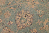 handmade Traditional Kafkaz Chobi Ziegler Lt. Blue Ivory Hand Knotted RECTANGLE 100% WOOL area rug 9 x 12