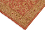 handmade Transitional Kafkaz Chobi Ziegler Peach Green Hand Knotted RECTANGLE 100% WOOL area rug 9 x 12