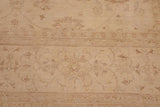handmade Traditional Kafkaz Chobi Ziegler Beige Beige Hand Knotted RECTANGLE 100% WOOL area rug 9 x 12