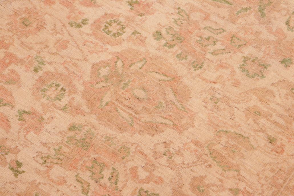 handmade Transitional Kafkaz Chobi Ziegler Beige Tan Hand Knotted RECTANGLE 100% WOOL area rug 6 x 9
