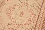 handmade Traditional Kafkaz Chobi Ziegler Tan Brown Hand Knotted RECTANGLE 100% WOOL area rug 7 x 9