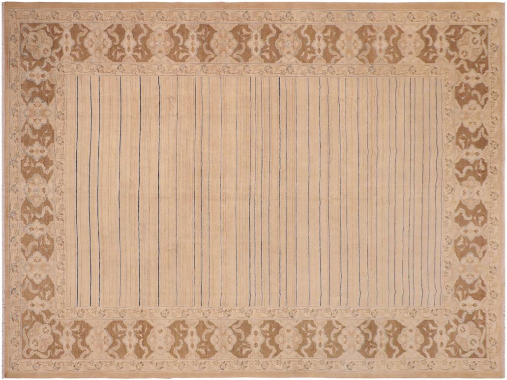 Bohemian Gabbeh Delora Multi/Brown Wool Rug - 10'1'' x 13'2''