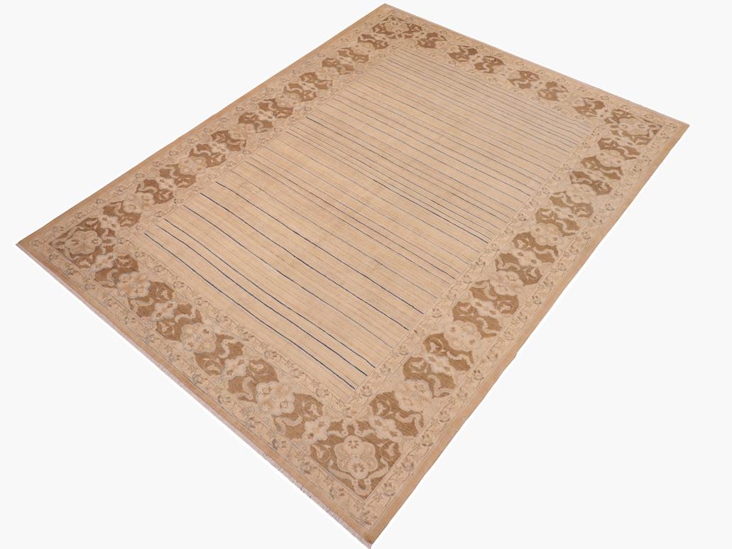 Bohemian Gabbeh Delora Multi/Brown Wool Rug - 10'1'' x 13'2''