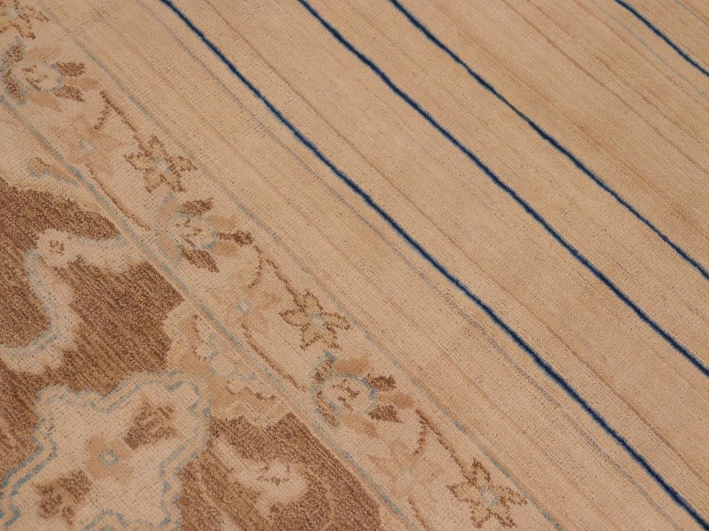 Bohemian Gabbeh Delora Multi/Brown Wool Rug - 10'1'' x 13'2''