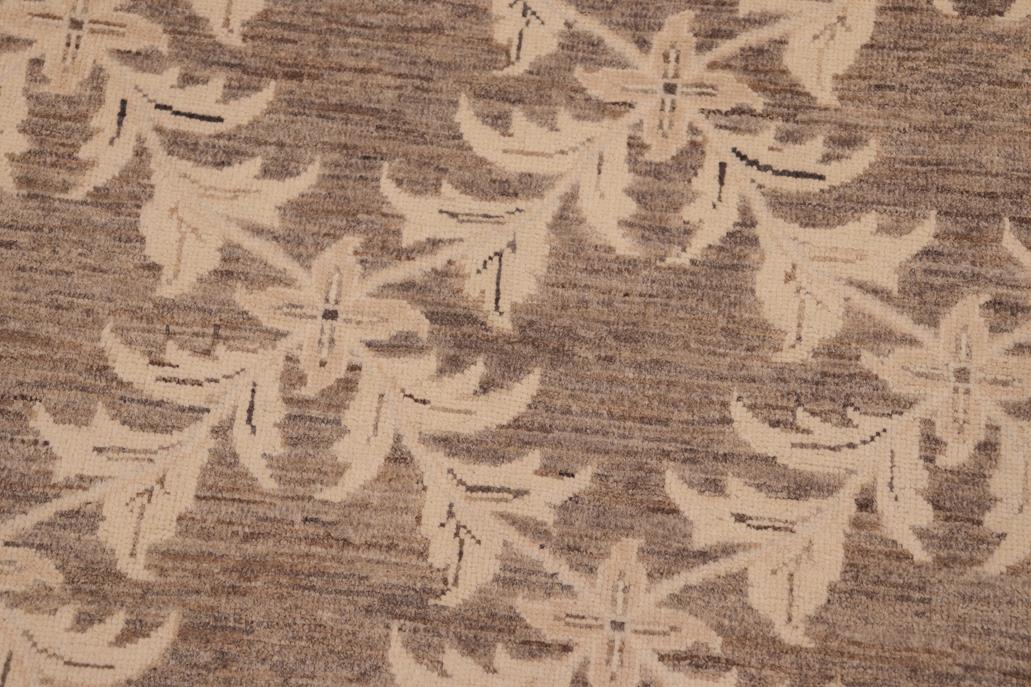 handmade Transitional Kafkaz Chobi Ziegler Brown Beige Hand Knotted RECTANGLE 100% WOOL area rug 8 x 10