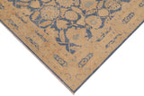 handmade Traditional Kafkaz Chobi Ziegler Blue Beige Hand Knotted RECTANGLE 100% WOOL area rug 9 x 12