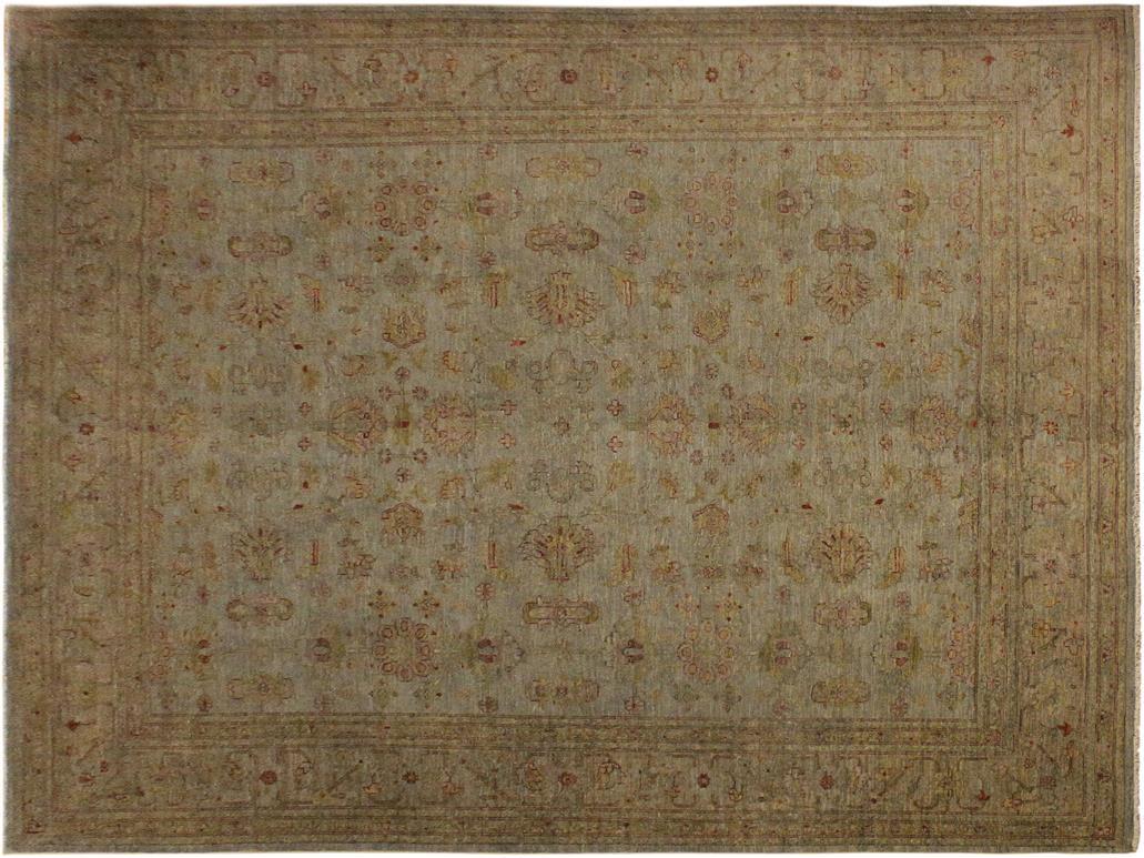 A03356, 711"x 9 9",Over Dyed                     ,8x10,Grey,GOLD,Hand-knotted                  ,Pakistan   ,100% Wool  ,Rectangle  ,652671153969