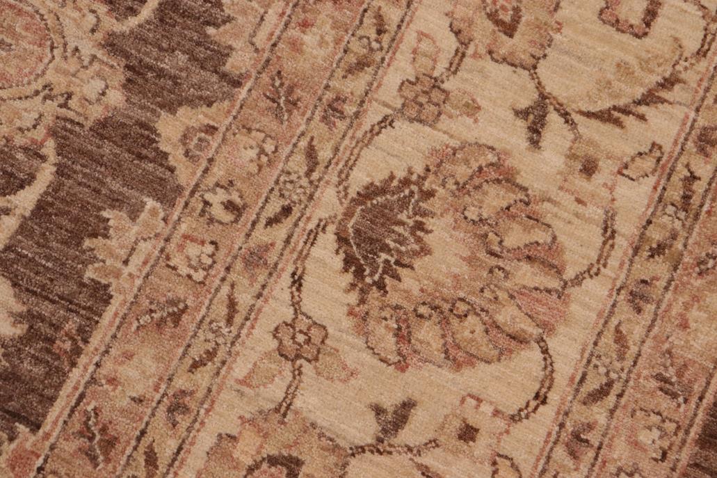 handmade Traditional Kafkaz Chobi Ziegler Lt. Brown Beige Hand Knotted RECTANGLE 100% WOOL area rug 8 x 10