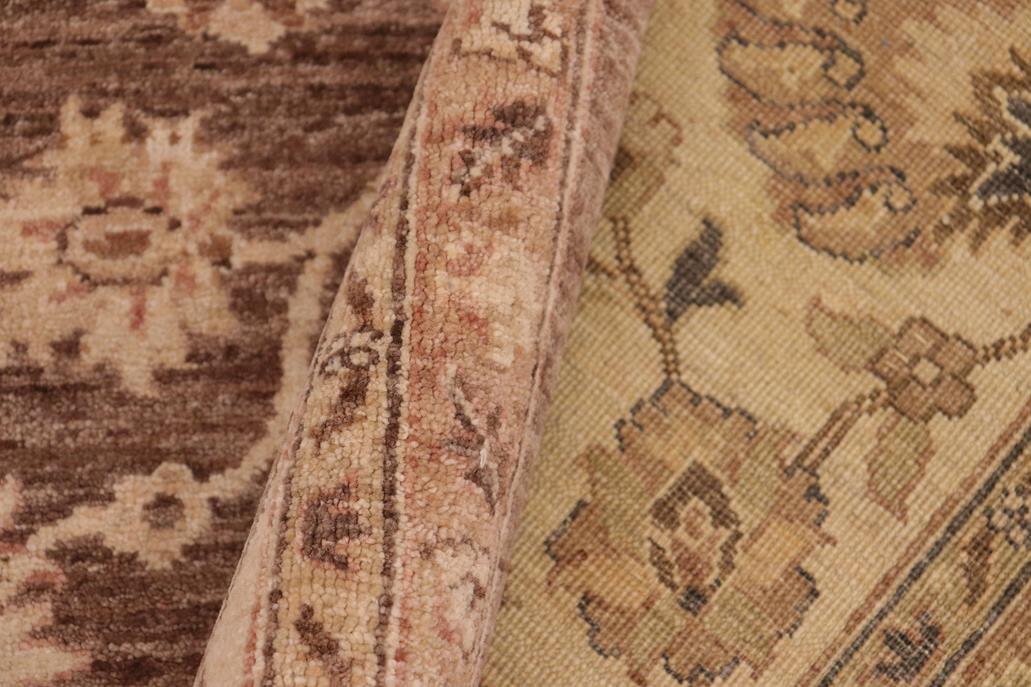 handmade Traditional Kafkaz Chobi Ziegler Lt. Brown Beige Hand Knotted RECTANGLE 100% WOOL area rug 8 x 10