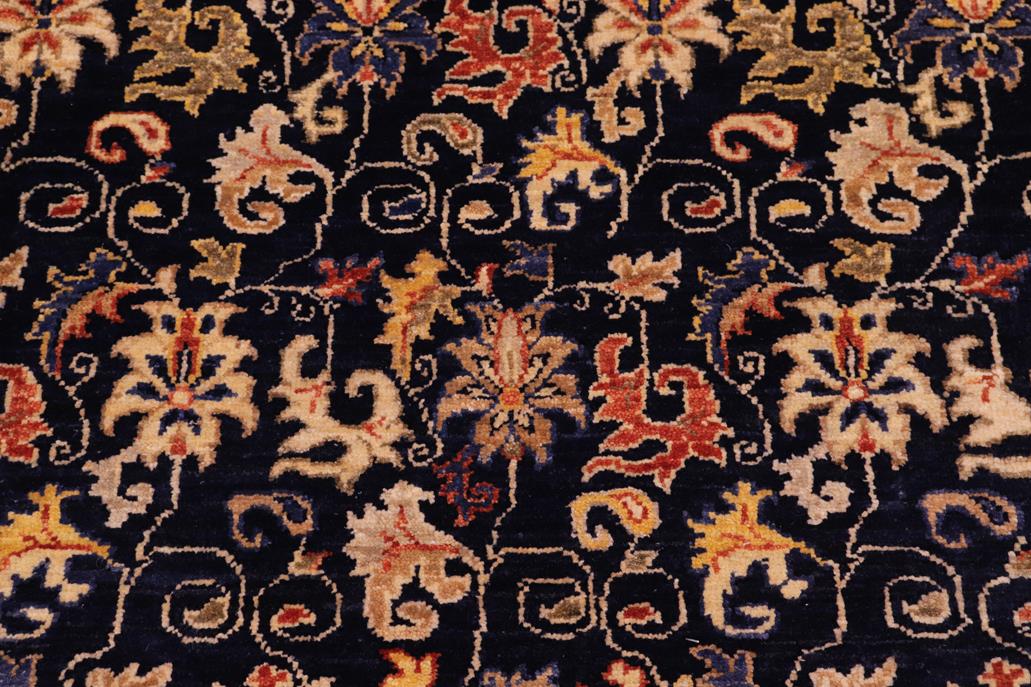 handmade Transitional Kafkaz Chobi Ziegler Blue Lt. Gold Hand Knotted RECTANGLE 100% WOOL area rug 8 x 10