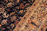 handmade Transitional Kafkaz Chobi Ziegler Blue Lt. Gold Hand Knotted RECTANGLE 100% WOOL area rug 8 x 10