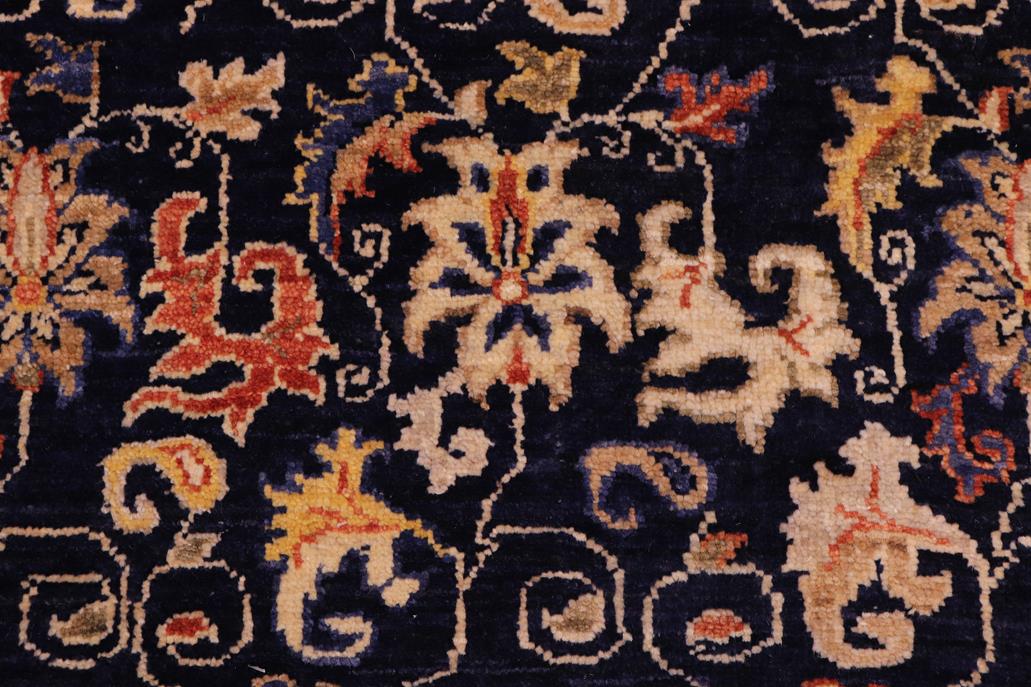 handmade Transitional Kafkaz Chobi Ziegler Blue Lt. Gold Hand Knotted RECTANGLE 100% WOOL area rug 8 x 10