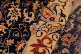 handmade Transitional Kafkaz Chobi Ziegler Blue Lt. Gold Hand Knotted RECTANGLE 100% WOOL area rug 8 x 10