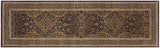 Rustic Turkish Knotted Mitsue Wool Runner - 3'2'' x 10'9''