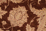 handmade Traditional Kafkaz Chobi Ziegler Brown Beige Hand Knotted RECTANGLE 100% WOOL area rug 8 x 10