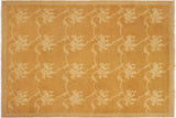 handmade Transitional Kafkaz Chobi Ziegler Dull Orange Tan Hand Knotted RECTANGLE 100% WOOL area rug 9 x 12