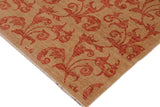 handmade Transitional Kafkaz Chobi Ziegler Tan Rust Hand Knotted RECTANGLE 100% WOOL area rug 9 x 12