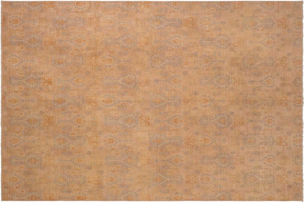 handmade Transitional Kafkaz Chobi Ziegler Beige Rust Hand Knotted RECTANGLE 100% WOOL area rug 8 x 10